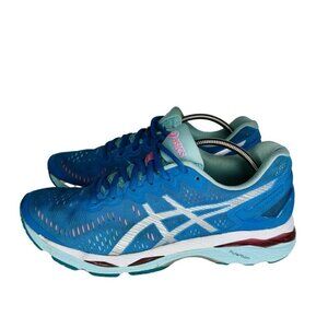 Asics Womens Diva Blue Silver Gel-Kayano 23 T696N Athletic Shoes Size US 10